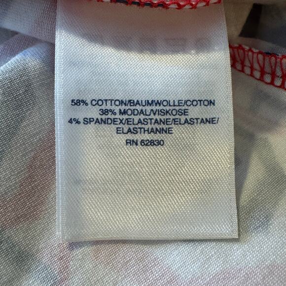 Lands End Plus Size 1X Twist Front Fir & Flare Umbrella Print Cap Sleeve Dress - Picture 9 of 9